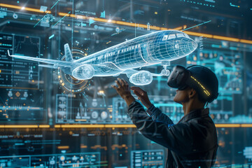 State-of-the-art aircraft development site using AR technology