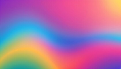 Wall Mural - holographic unicorn gradient. trendy neon pink purple very peri blue teal colors soft blurred backgr