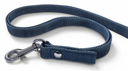 Wall Mural - Blank mockup of a durable and weatherresistant pet leash with a comfortable handle and a strong metal clip.