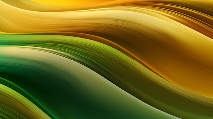 Digital technology green gold gradient abstract graphic poster web page PPT background with generative