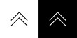 シンプルで編集可能なベクター矢印アイコン
