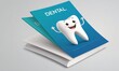 teeth with emotions of happiness concept for dental clinics for advertising and printing