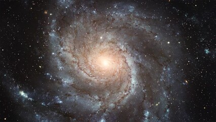 Wall Mural - spinning spiral galaxy power
