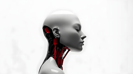 Digital technology artificial intelligence computer abstract graphic poster web page PPT background with generative