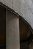 Fototapeta Przestrzenne - Facade Modern Building Exterior Details.  Architectural contemporary concept