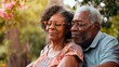 © Lumos Maxima - Elderly African American couple enjoying the fresh air outdoors
