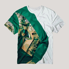 Poster - DESIGN OF T-SHIRT (GREEN SLEEVE) 