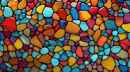Stained glass mosaic gem abstract graphic poster web page PPT background