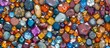© RMedia - background of mosaic made of various gemstones