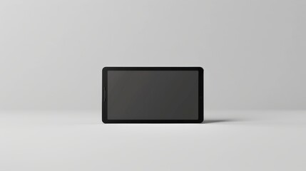 Poster - Mockup of a clay tablet computer with a vertical view. Modern illustration.