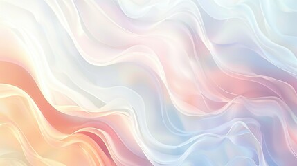 Wall Mural - A minimalist abstract art background with soft pastel colors, great for creating a calming atmosphere