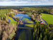 Pattijoki river flooding in October, Raahe, Finland