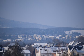 Wall Mural - villages in winter