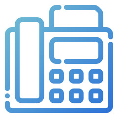 Sticker - fax icon