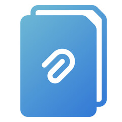 Sticker - attachment icon