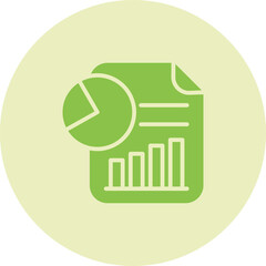 Wall Mural - Analytics Report Vector Icon