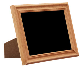 Wall Mural - wooden photo frame