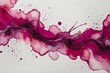 pink watercolor paint ripple on white background