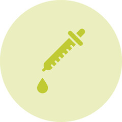 Sticker - Pipette Vector Icon