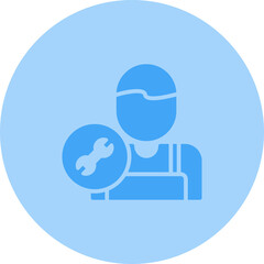 Poster - HVAC Technician Vector Icon