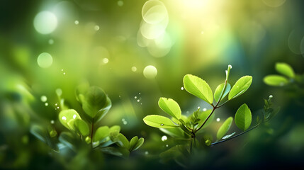 spring green plant grassland landscape abstract graphic poster web page PPT background