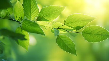 spring green plant leaves landscape abstract graphic poster web page PPT background