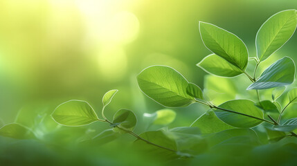 spring green plant leaves landscape abstract graphic poster web page PPT background