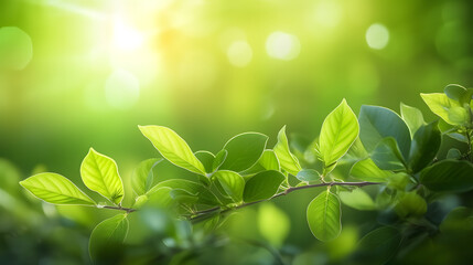 spring green plant leaves landscape abstract graphic poster web page ppt background