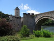 Occitanie, la ville de Cahors et le Pont de Valentré