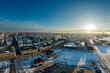 Oulu city at winter time.