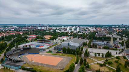 Sticker - Oulu city at summertime, Finland