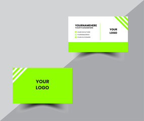 creative modern name card and business card. Creative and Clean Business Card Template. Double-sided creative business card vector design template. Business card for business and personal use.