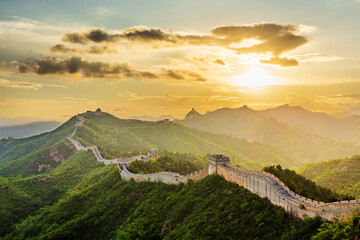 Wall Mural - The Great Wall of China. Famous travel destinations in China.