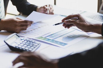 The finance advisory meeting is discussing the statistical analysis of financial data, accounting and business budget planning.