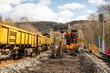 construction of a new railway in the spring