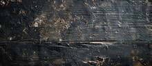 A Piece Of Wood Showing Signs Of Weathering With Layers Of Paint Peeling Off, Exposing The Raw Surface Beneath. The Paint Is Cracked And Chipping, Revealing The Textures Of The Wood Grain.