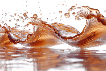 Close-up of a Cola splash