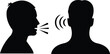 © Kaya Ra - Speak and listen vector icon