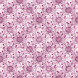 Vector hand drawn seamless gentle pink spring pattern with cherry flowers