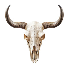 bull skull isolated on transparent background