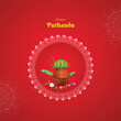 Tamil New Year, Puthandu, with festive elements, Happy Puthandu, Tamil New Year poster | social media post, Flat illustration of | Puthandu poster, Tamil New Year post | Happy Tamil New Year, post