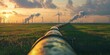 Industrial Pipeline in Green Field