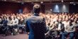 © melhak - Engaging View of Dynamic Speaker at Business Conference: Ideal for Event Promotions and Professional Development.