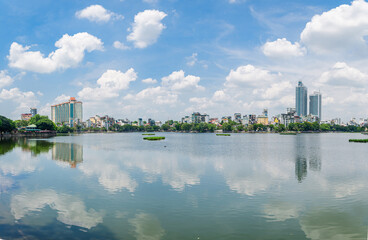 Wall Mural - views iof hanoi skyline, vietnam