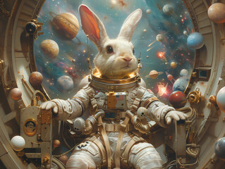 astronaut easter bunny in space easter eggs and astronaut bunny in space. bunny for easter designs a