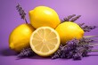 a group of lemons and lavender