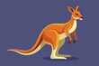 Vector design of a Kangaroo