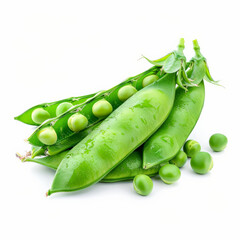 pea, food, vegetable, pod, peas, isolated, fresh, healthy, legume, bean, vegetables, plant, closeup, raw, white, open, seed, organic, ripe, freshness, vegetarian, green, eating, macro, agriculture