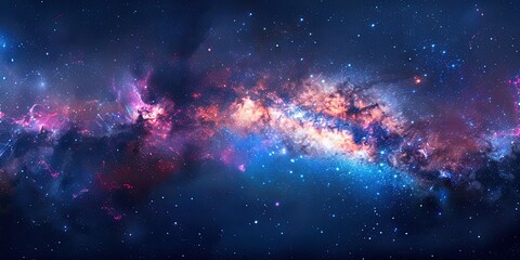 Wall Mural - space, universe, galaxies, starry sky landscape, symbol, infinity, background, wallpaper.