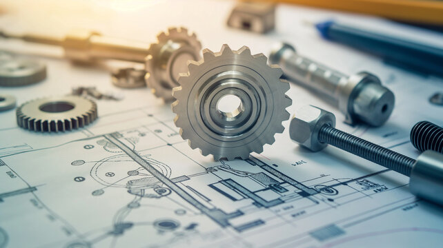 Mechanical Engineering Gears and Technical Drawings